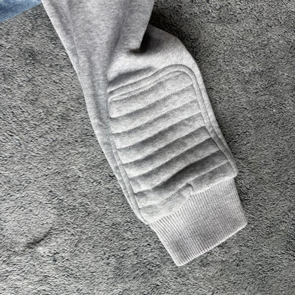 Urban Republic Kids Denim Jean Jacket with Hoodie Sleeves Size L - No Hood - Picture 4 of 9